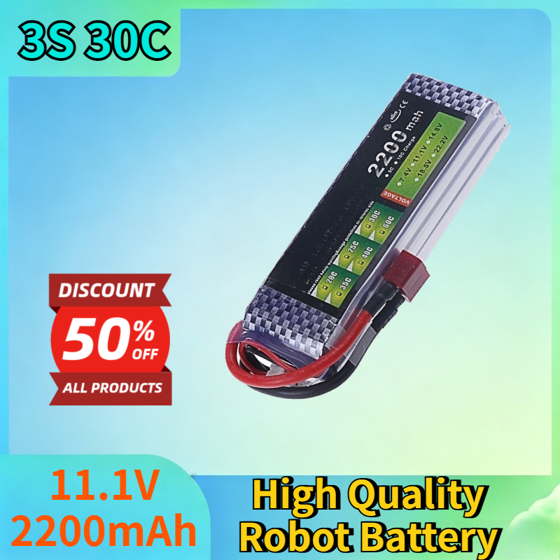 New 3S 30C 11.1V 2200mAh Li-po - Drone Battery 3S reseña y precio