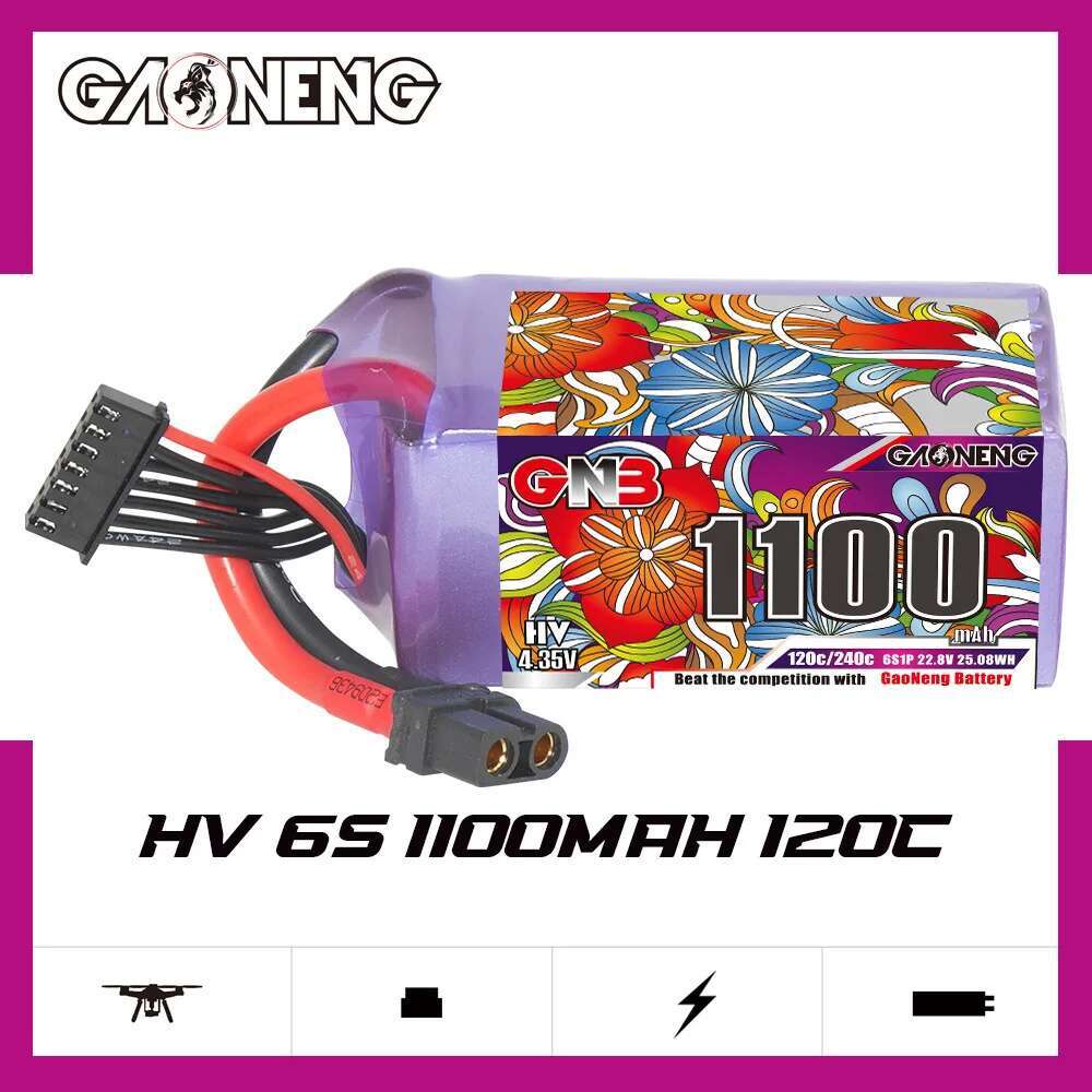 2Pcs GNB 6S Lipo Battery 22.8V - Drone Battery 6S reseña y precio