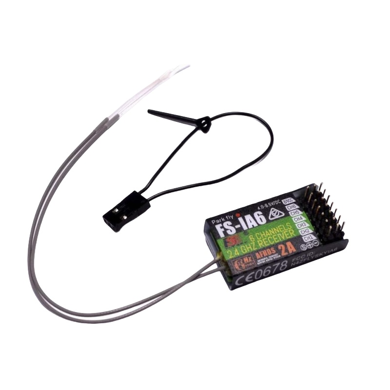 Flysky FS-IA6 Receiver 6CH Dua - Drone Battery Plate reseña y precio