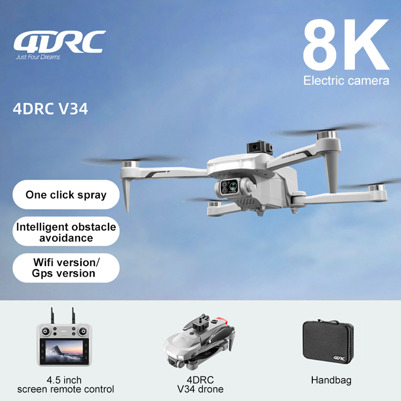 2025 New V34 Drone 8K Camera P - Drone Battery Case reseña y precio