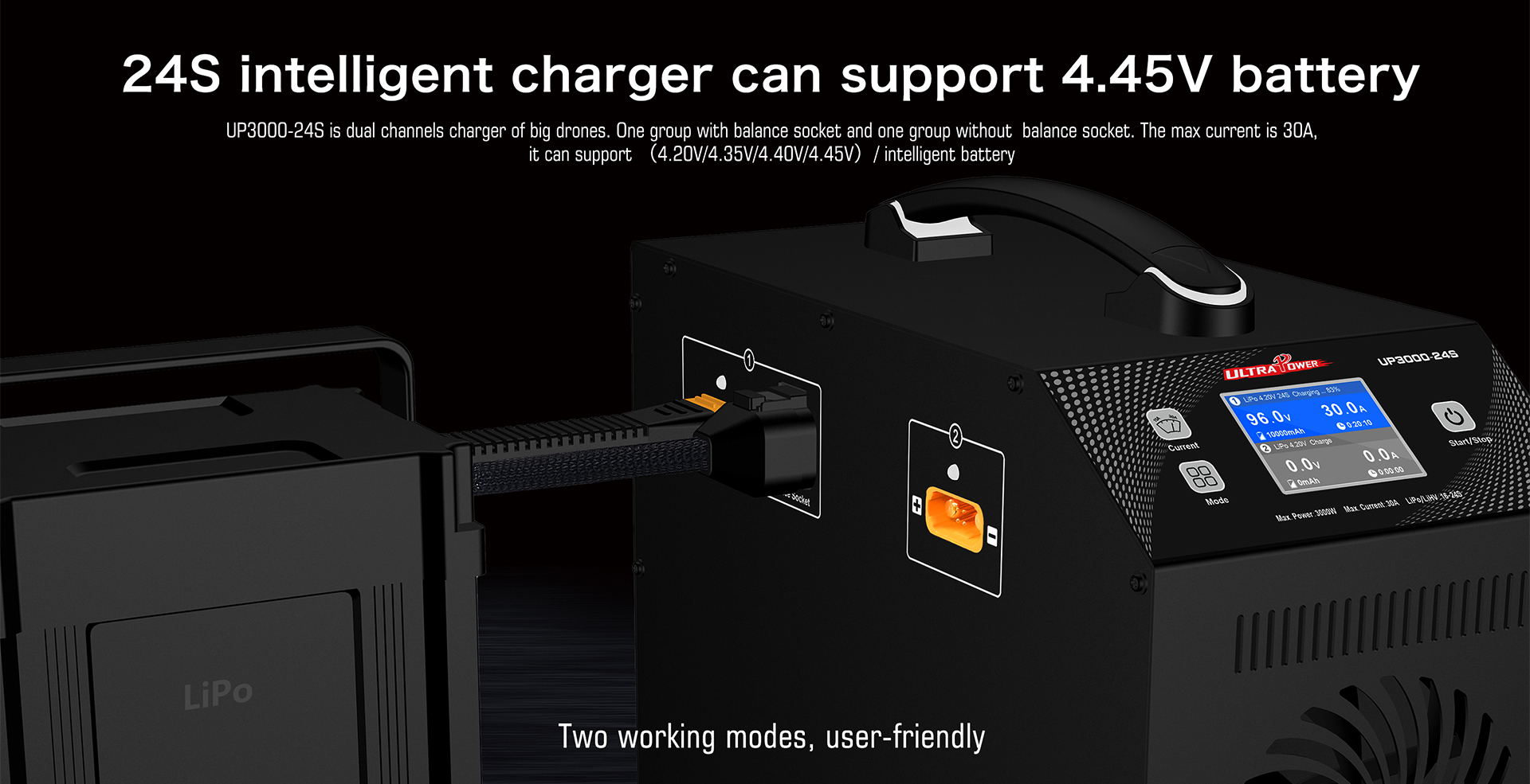 ULTRAPOWER UP3000-24S 3000W 30 - Drone Battery Charger reseña y precio