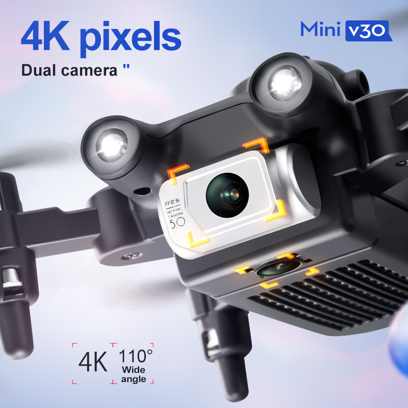 Mini V30 WiFi FPV Drone With 4 - Drone Battery Case reseña y precio