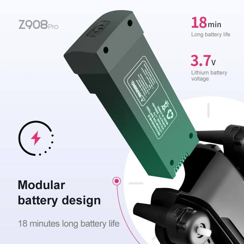 Z908 Pro Max Dron Battery 3.7V - Drone Battery Lipo reseña y precio