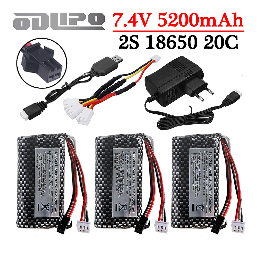 18650 7.4V 5200mAh Li-ion batt - Drone Battery Li-Ion reseña y precio