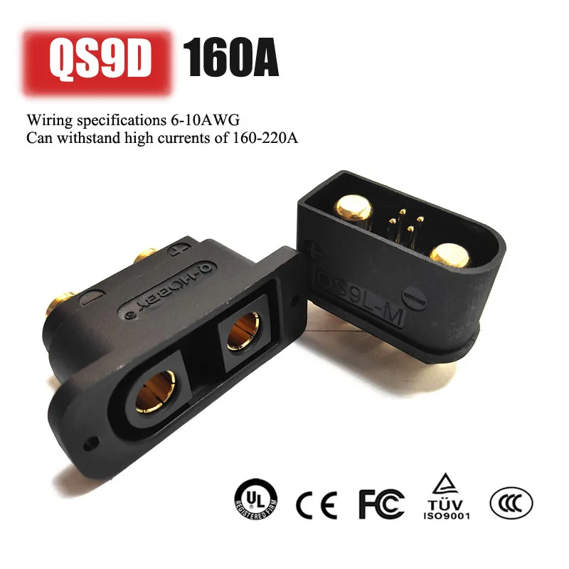 QS9D Anti Spark Connector 160A - Drone Battery Plate reseña y precio