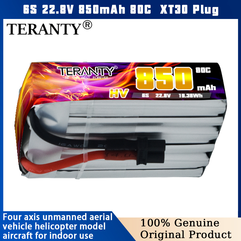 TERANTY 6S 22.8V 850mAh 80C HV - Drone Battery Plate reseña y precio