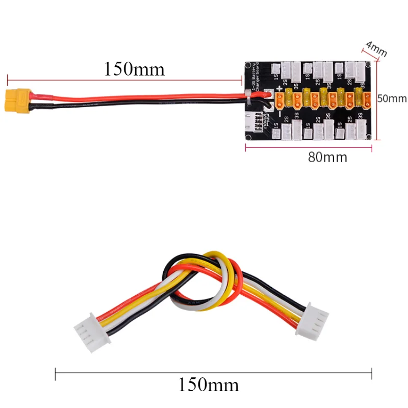 1-5Pcs 1S-3S 20A XT30 Plug Lip - Drone Battery Parallel Board reseña y precio