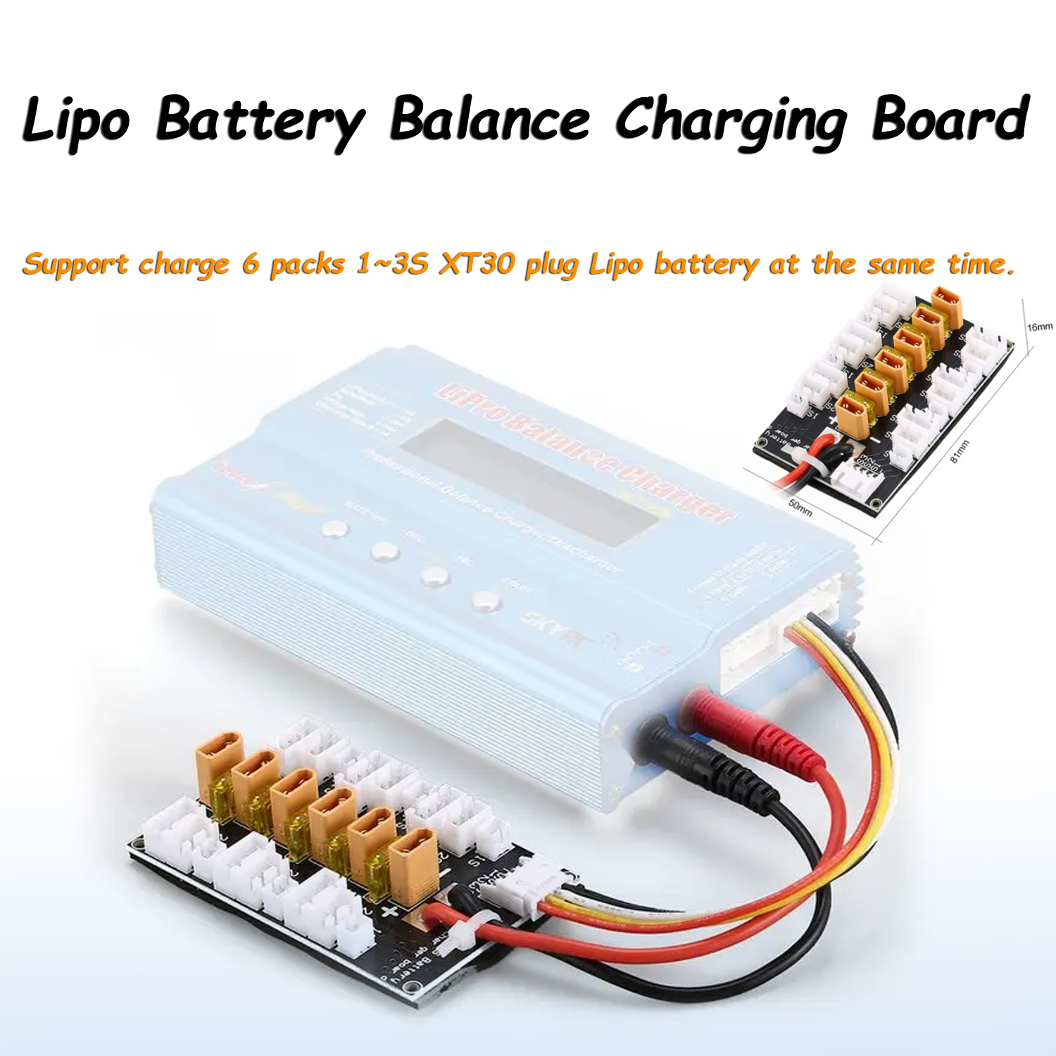 RC Lipo Battery Parallel Charg - Drone Battery Parallel Board reseña y precio