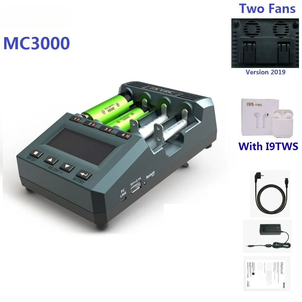 MC3000  Smart 4 Slots LCD Disp - Drone Battery Smart reseña y precio