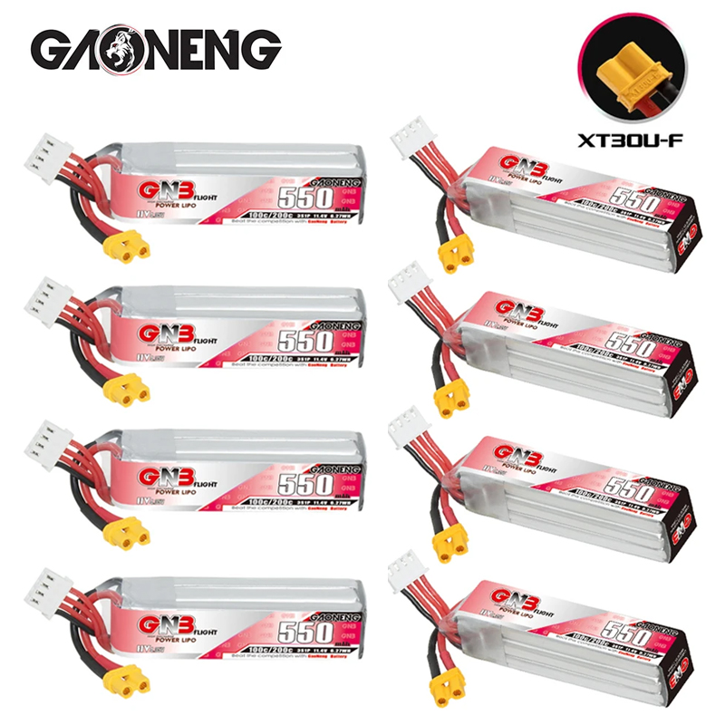GNB HV 11.4V 550mAh 100C/200C  - Drone Battery 3S reseña y precio