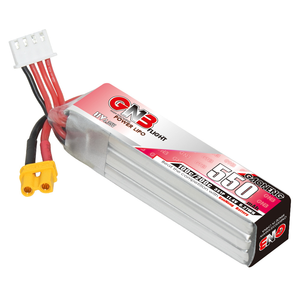 GNB HV 11.4V 550mAh 100C/200C  - Drone Battery 3S reseña y precio
