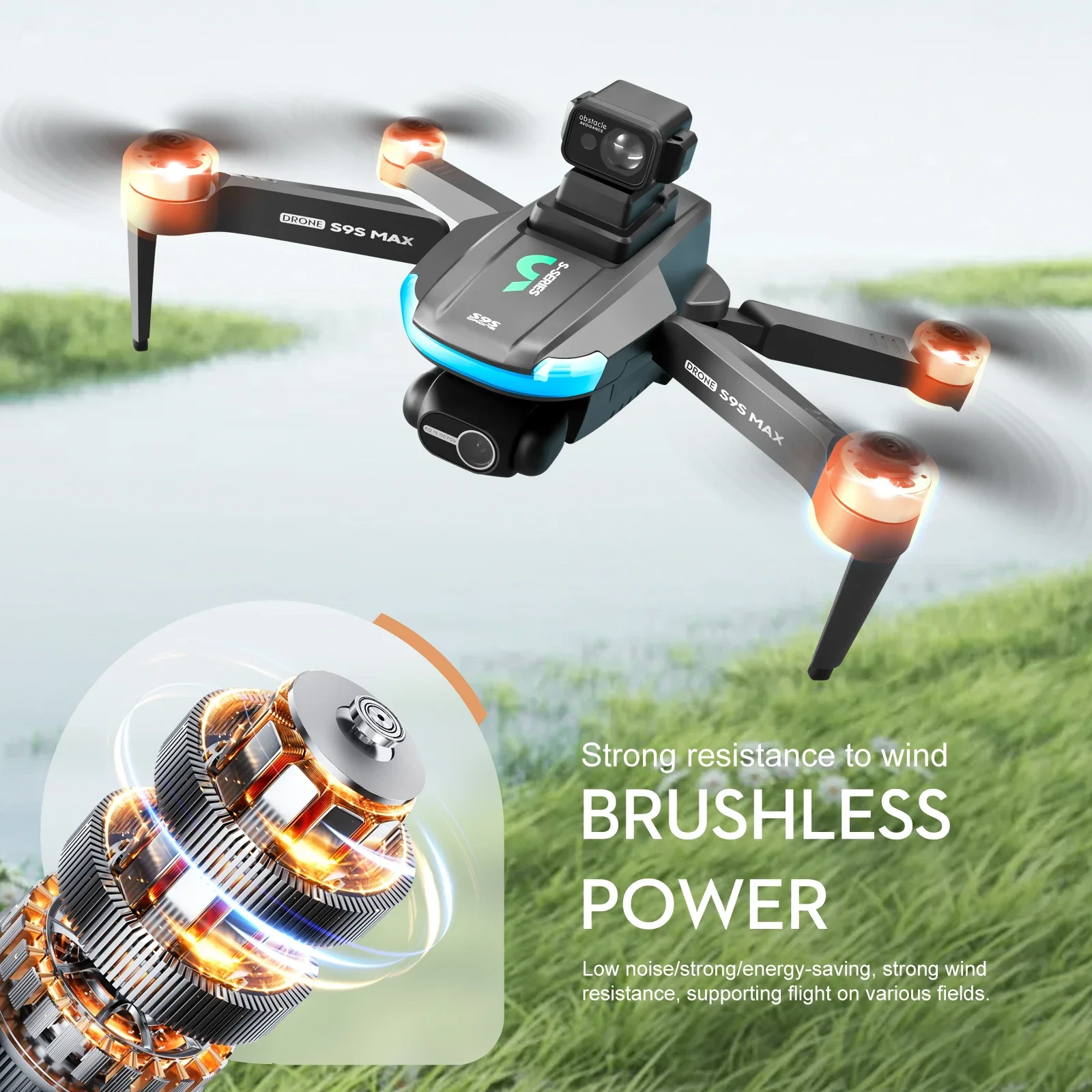 NEW S9S MAX MINI Drone 4K 2-Ax - Drone Battery Case reseña y precio