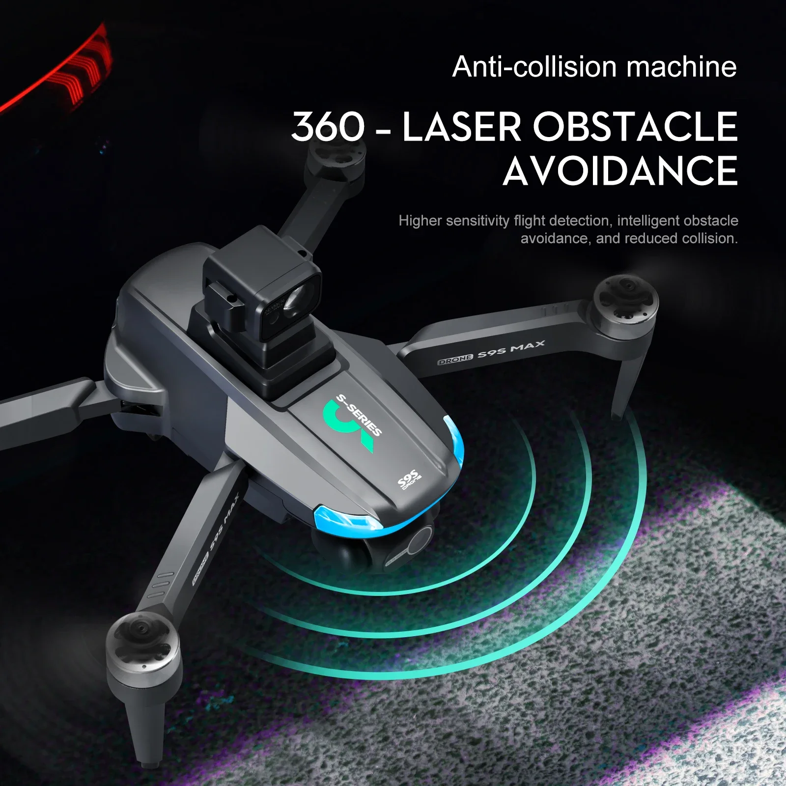 NEW S9S MAX MINI Drone 4K 2-Ax - Drone Battery Case reseña y precio