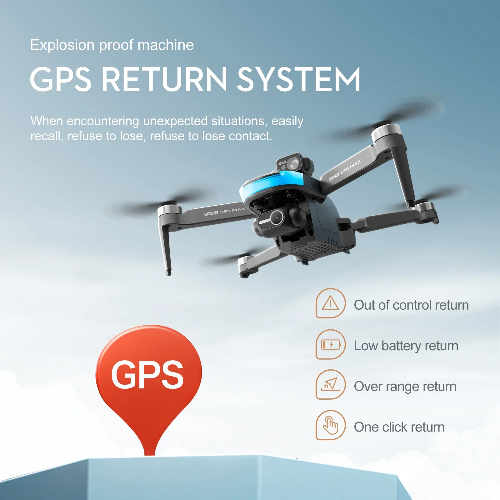 NEW S9S MAX MINI Drone 4K 2-Ax - Drone Battery Case reseña y precio