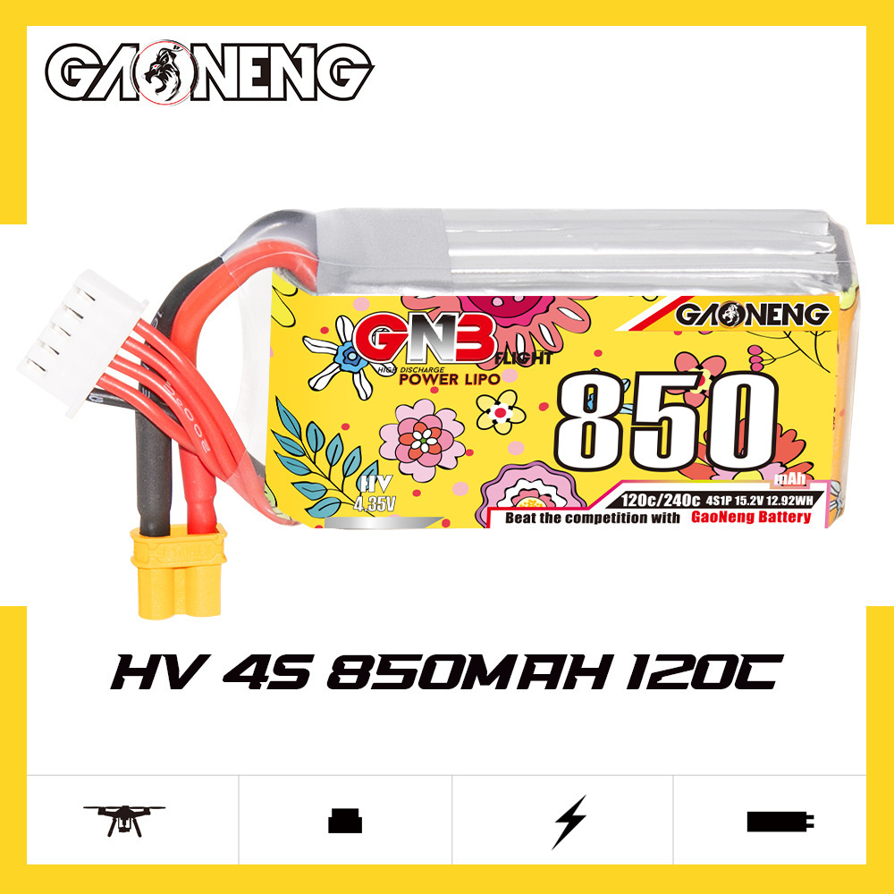 Upgraded GNB 4S 15.2V 850mAh L - Drone Battery 4S reseña y precio