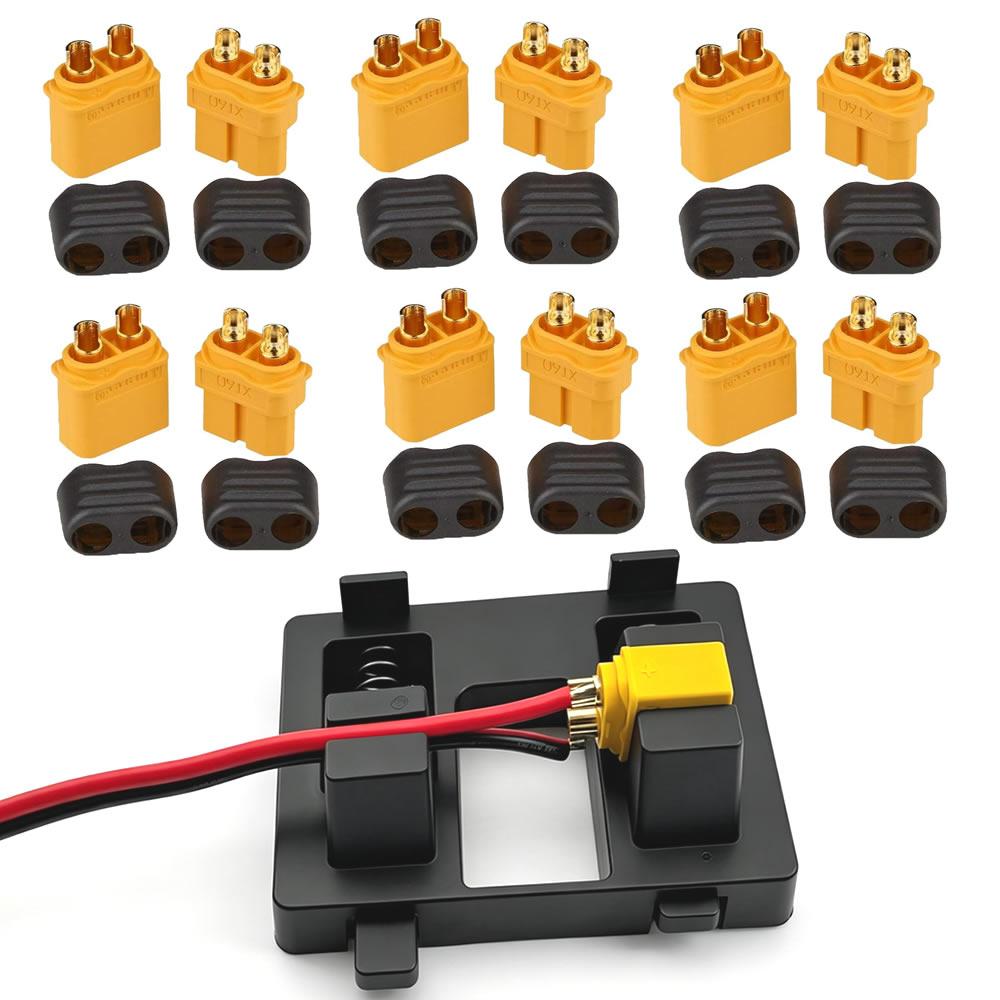 XT60 Connector Plug with Sheat - Drone Battery Connector reseña y precio
