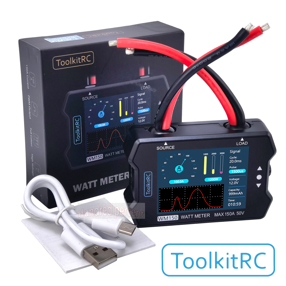ToolkitRC WM150 150A 50V Watt  - Drone Battery Voltage Checker reseña y precio