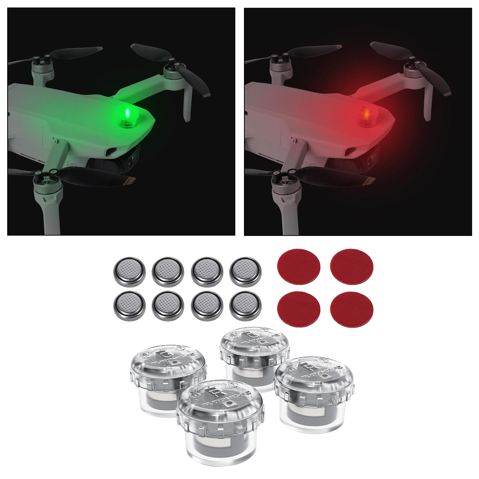 4x LED Night Flight Light Sign - Drone Battery Alarm reseña y precio