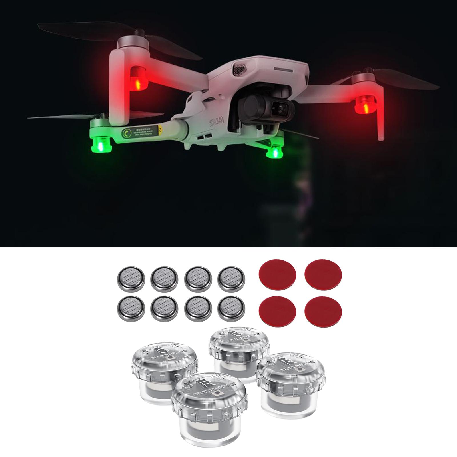 4x LED Night Flight Light Sign - Drone Battery Alarm reseña y precio