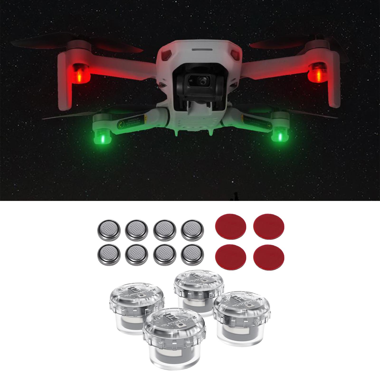 4x LED Night Flight Light Sign - Drone Battery Alarm reseña y precio