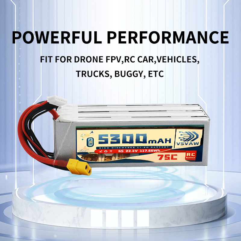 VSVAW 6S 5300mAh Lipo Battery  - Drone Battery Plate reseña y precio