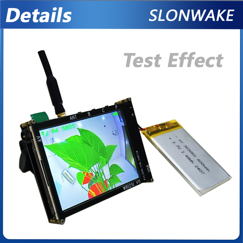 Micro 5.8G 56CH 2.4 Inch LCD 4 - Drone Battery Plate reseña y precio