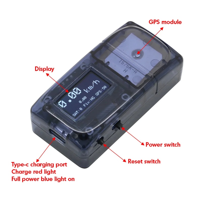 ZMR GPS Speedometer RC Drone T - Drone Battery Plate reseña y precio