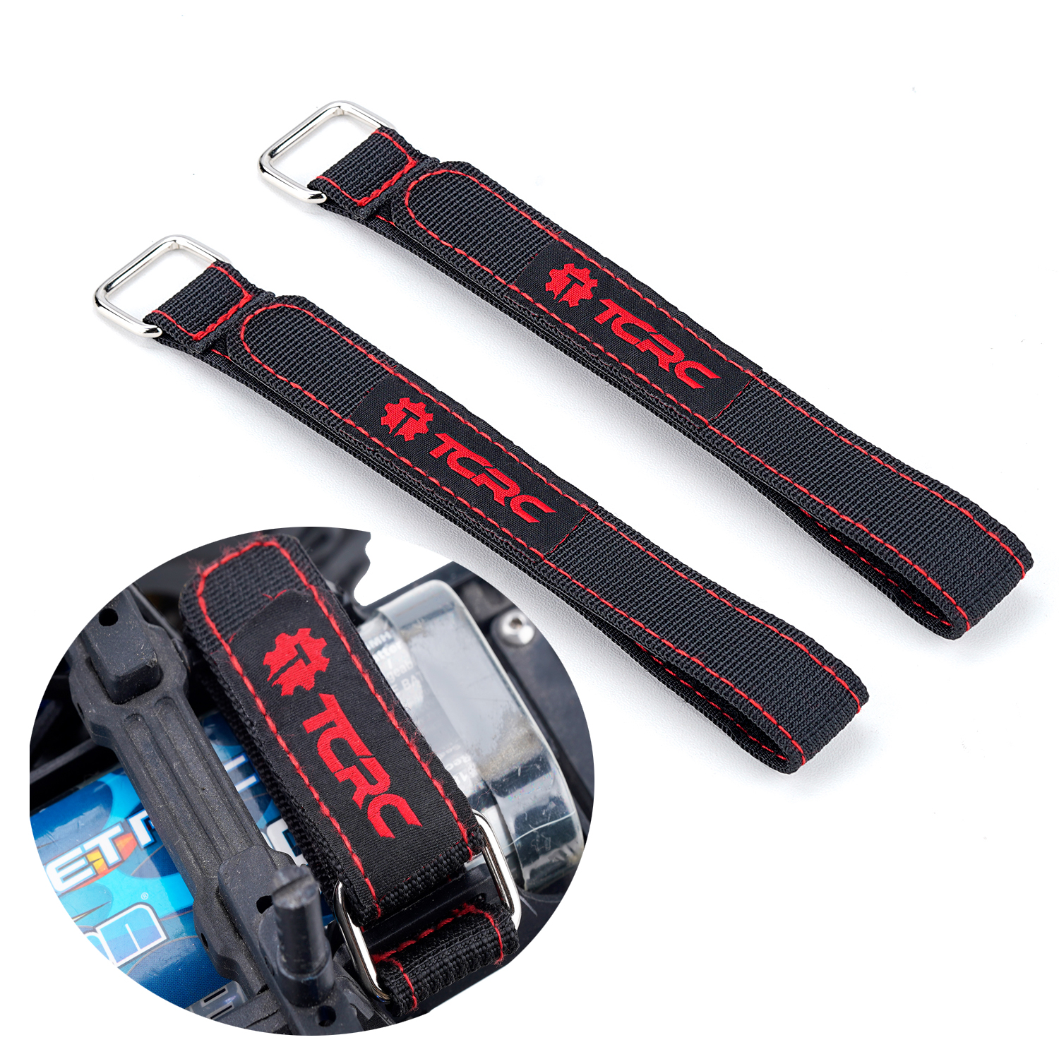 TCRC 2PCS 20x300MM Kevlar Stit - Drone Battery Strap reseña y precio