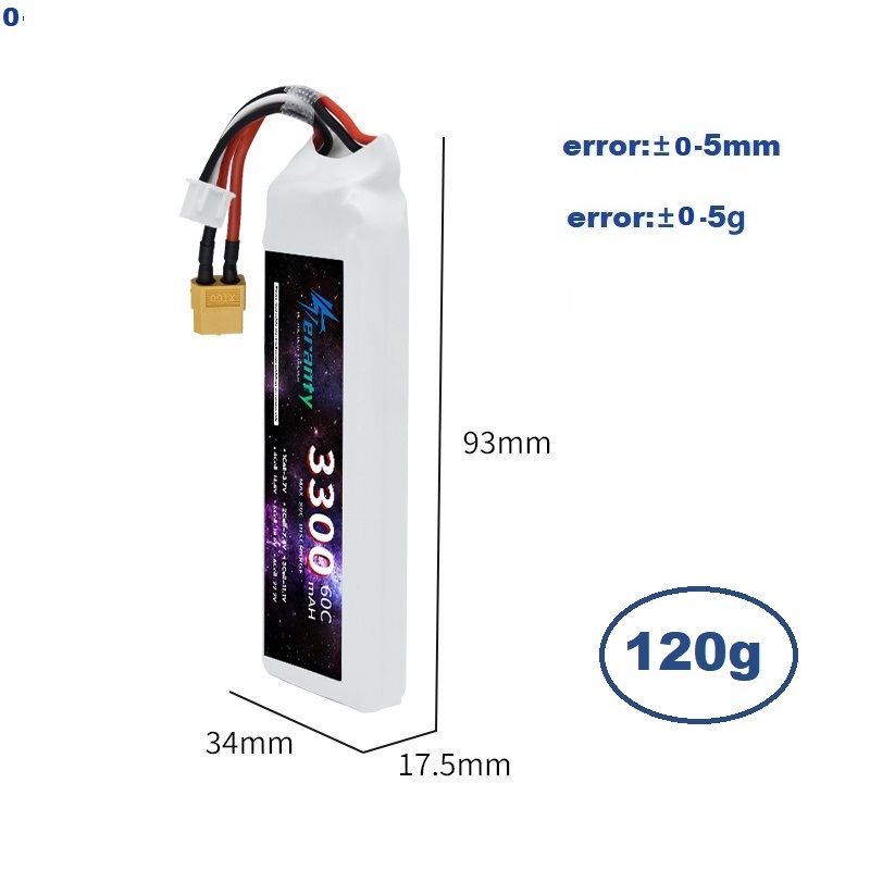 2S 7.4V LiPo Battery 3300mAh 6 - Drone Battery Lipo reseña y precio