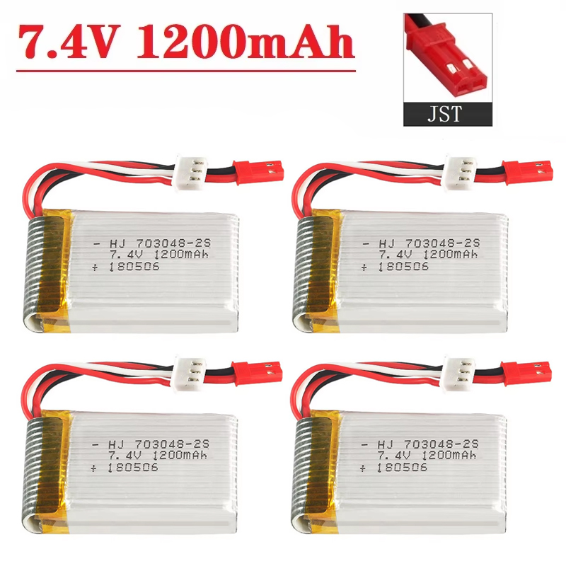 Lipo Battery 2S 7.4V 1200mAh 7 - Drone Battery Li-Ion reseña y precio