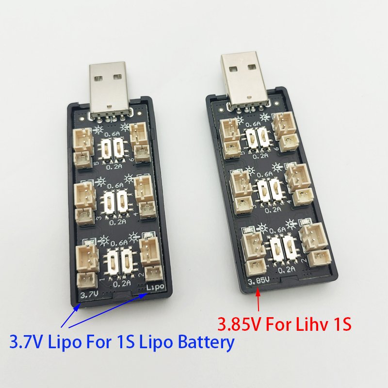 6CH USB 1S LiPo/LiHv 3.7V/4.2V - Drone Battery Connector reseña y precio