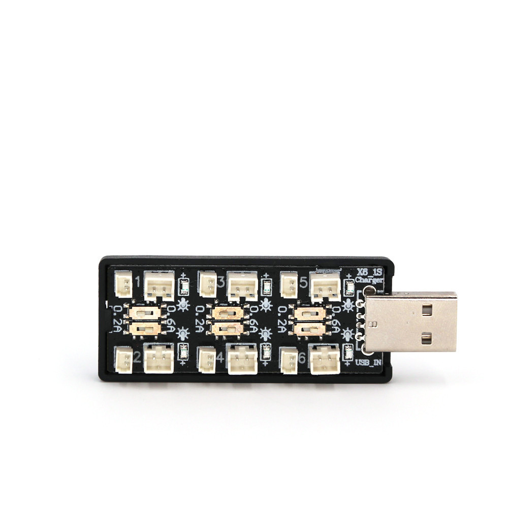 6CH USB 1S LiPo/LiHv 3.7V/4.2V - Drone Battery Connector reseña y precio