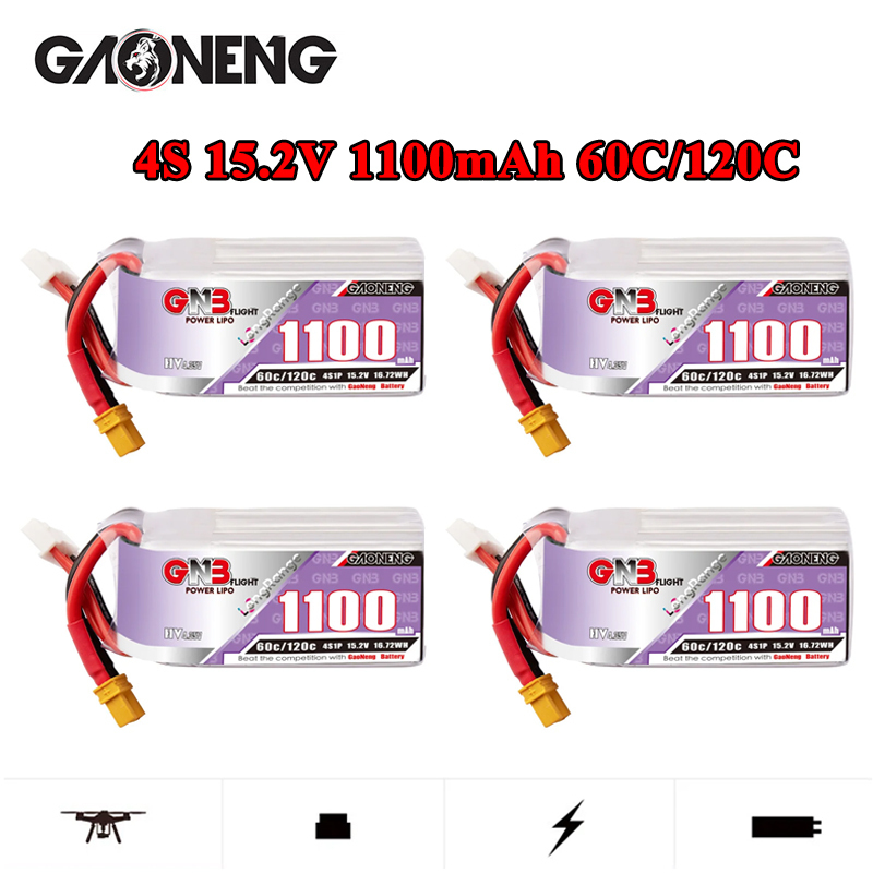 GNB 4S 1100mAh 60C/120C HV Lip - Drone Battery Plate reseña y precio