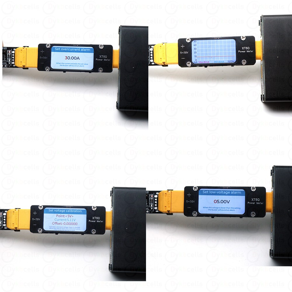 2mA-64A DC XT60 Ammeter Power  - Drone Battery Voltage Checker reseña y precio