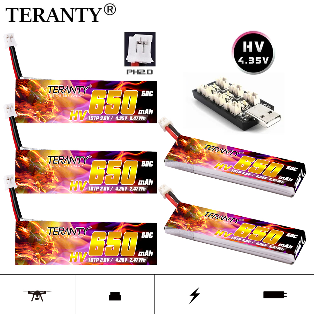 1/3/5/10PCS TREANTY 1S 4.35V H - Drone Battery Li-Ion reseña y precio
