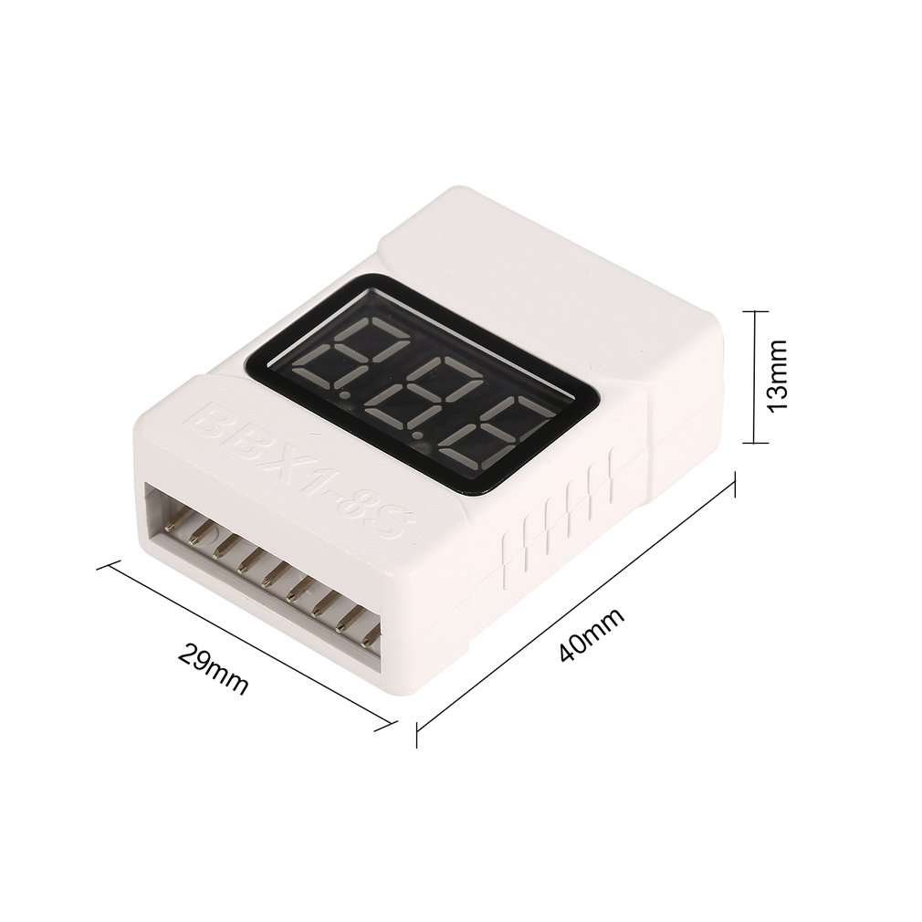1-8S Lipo Battery Voltage Test - Drone Battery Voltage Checker reseña y precio
