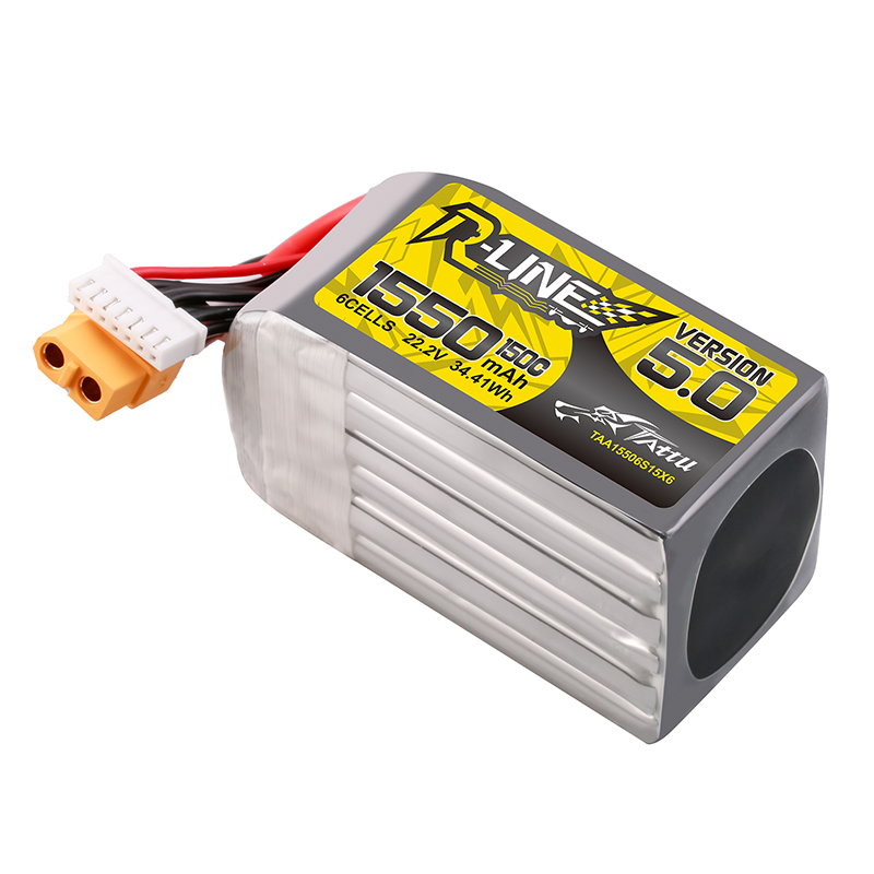 TATTU-R-LINE 5.0 22.2V 1550mAh - Drone Battery Plate reseña y precio