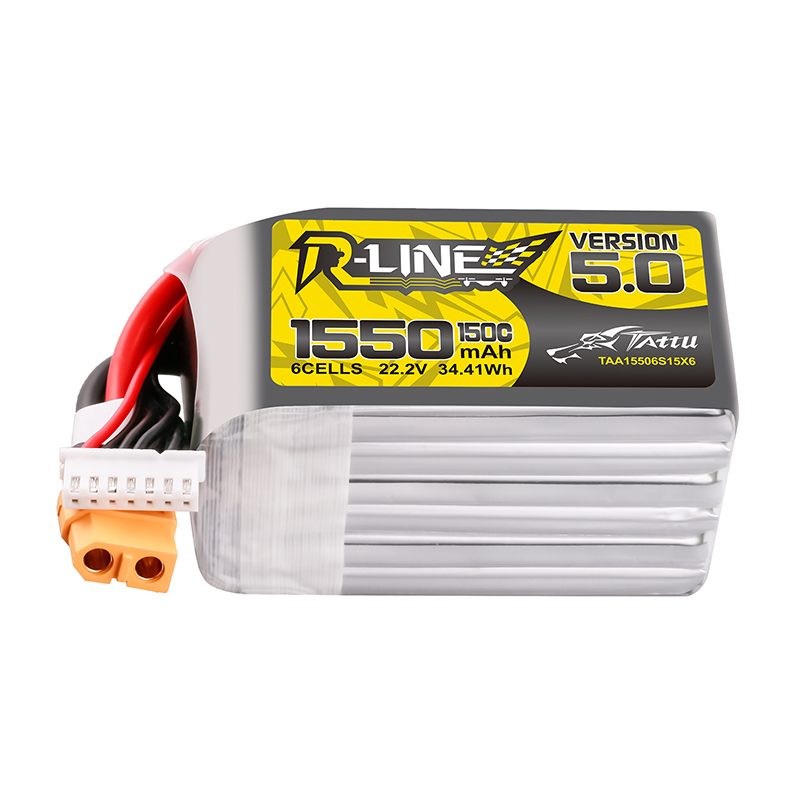 TATTU-R-LINE 5.0 22.2V 1550mAh - Drone Battery Plate reseña y precio