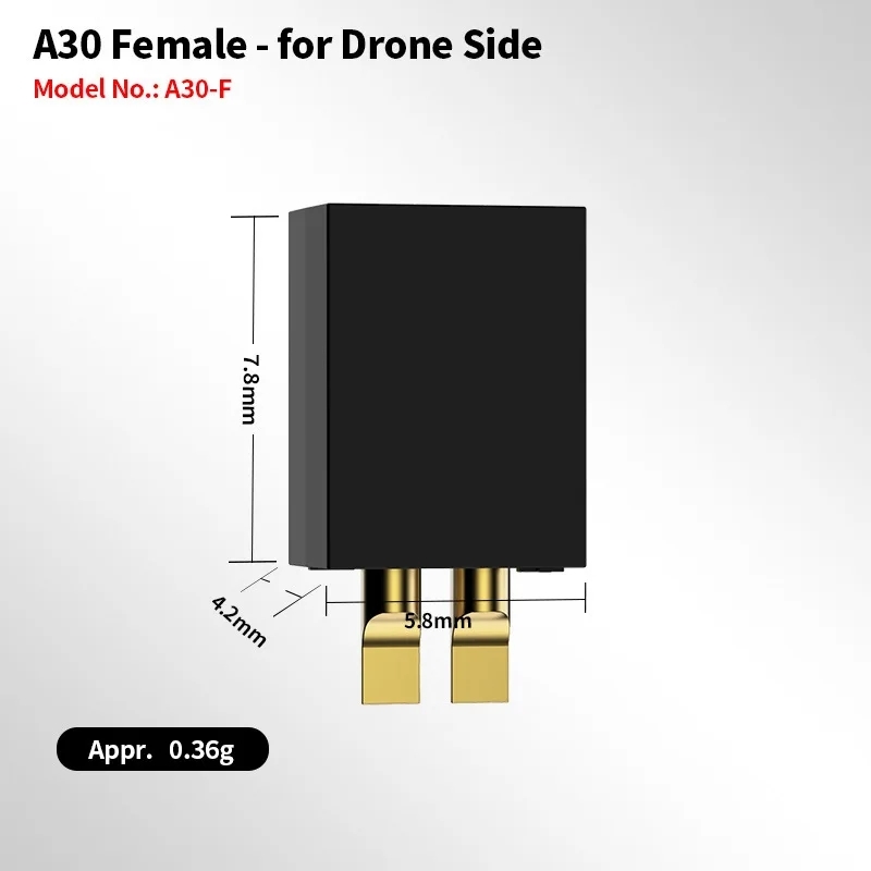 5Pcs GAONENG A30/BT2.0 Female  - Drone Battery Plate reseña y precio
