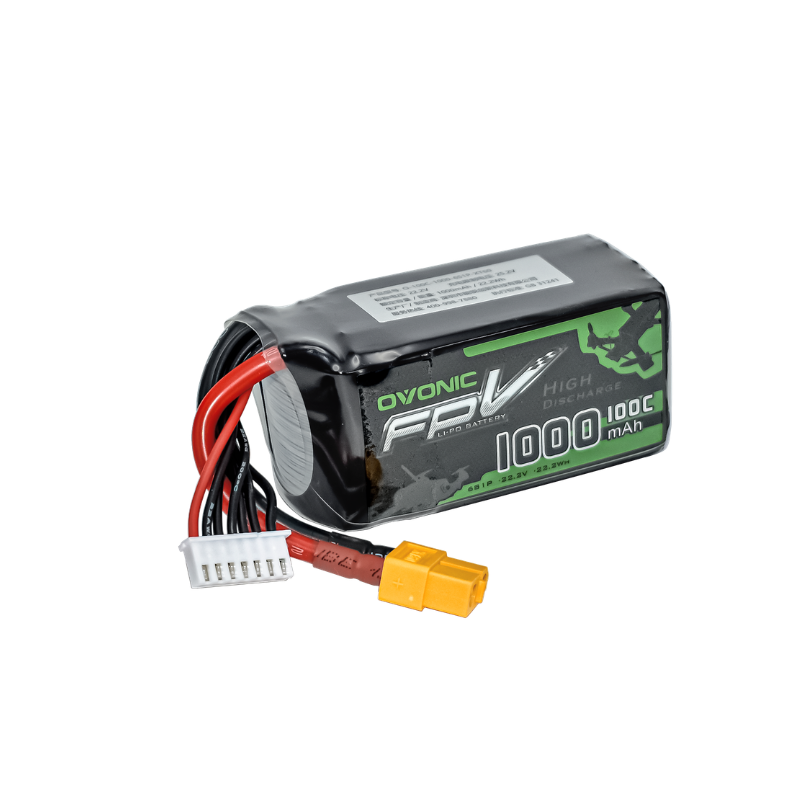 2Pcs OVONIC 1000mAh 100C 22.2V - Drone Battery 6S reseña y precio