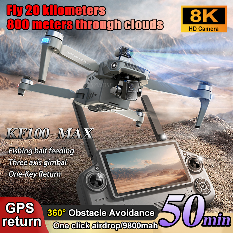 SJRC KF100 MAX 8K UHD Photo HD - Drone Battery Case reseña y precio