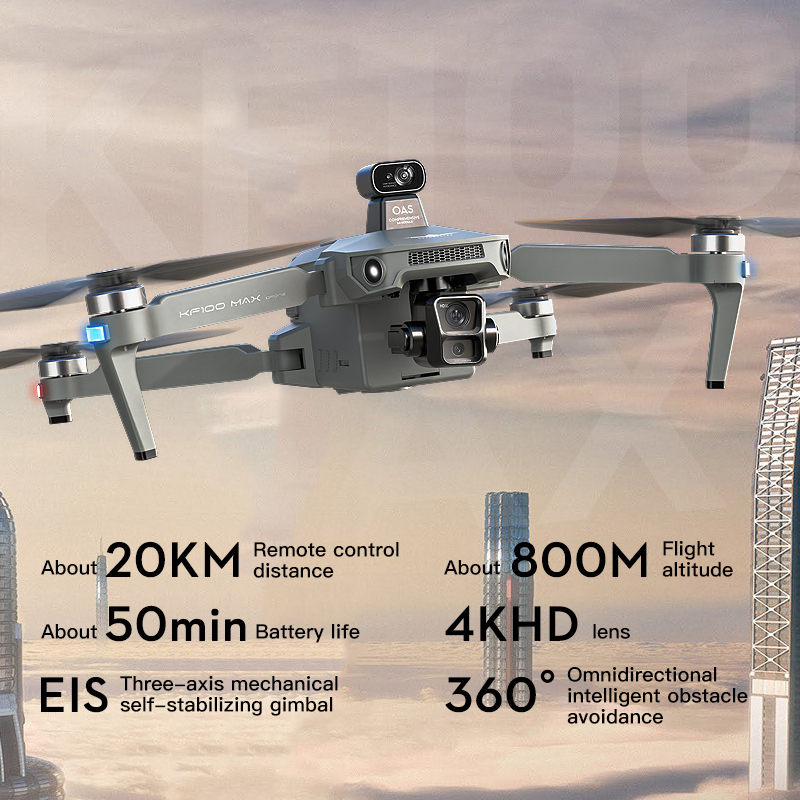SJRC KF100 MAX 8K UHD Photo HD - Drone Battery Case reseña y precio