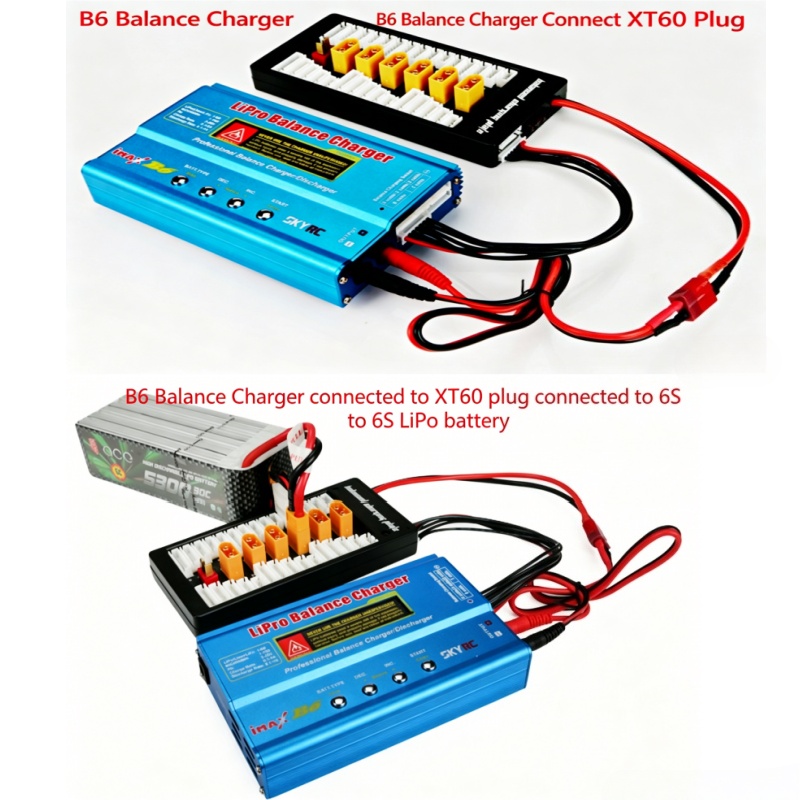 6 in 1 XT60 Parallel Charging  - Drone Battery Parallel Board reseña y precio