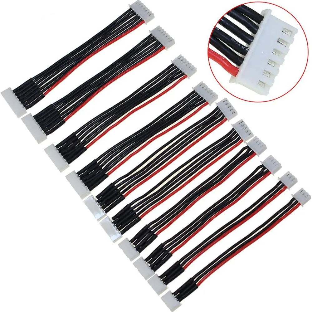 5pcs/lot JST-XH 1S 2S 3S 4S 5S - Drone Battery 6S reseña y precio