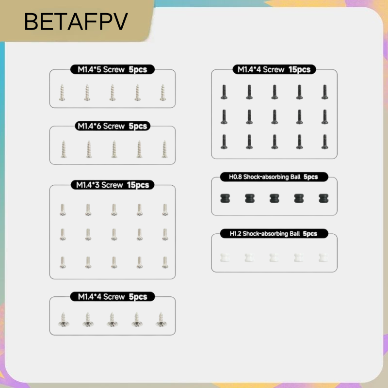 BETAFPV Drone Screw Pack Compa - Drone Battery Bag reseña y precio