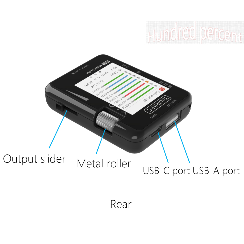 ToolkitRC MC8 Mini Size Cell c - Drone Battery Voltage Checker reseña y precio