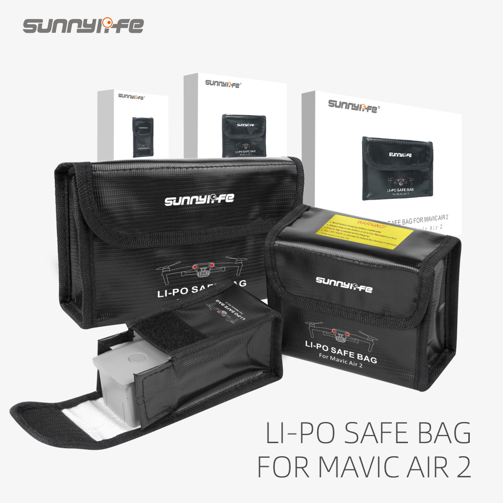 For DJI AIR 2S LiPo Safe Bag E - Drone Battery Bag reseña y precio