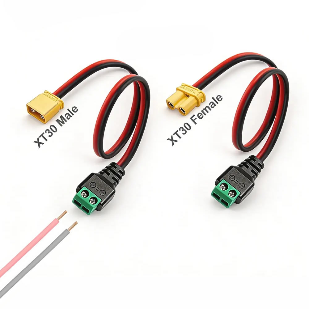 XT30 Male Female Connector Plu - Drone Battery Connector reseña y precio