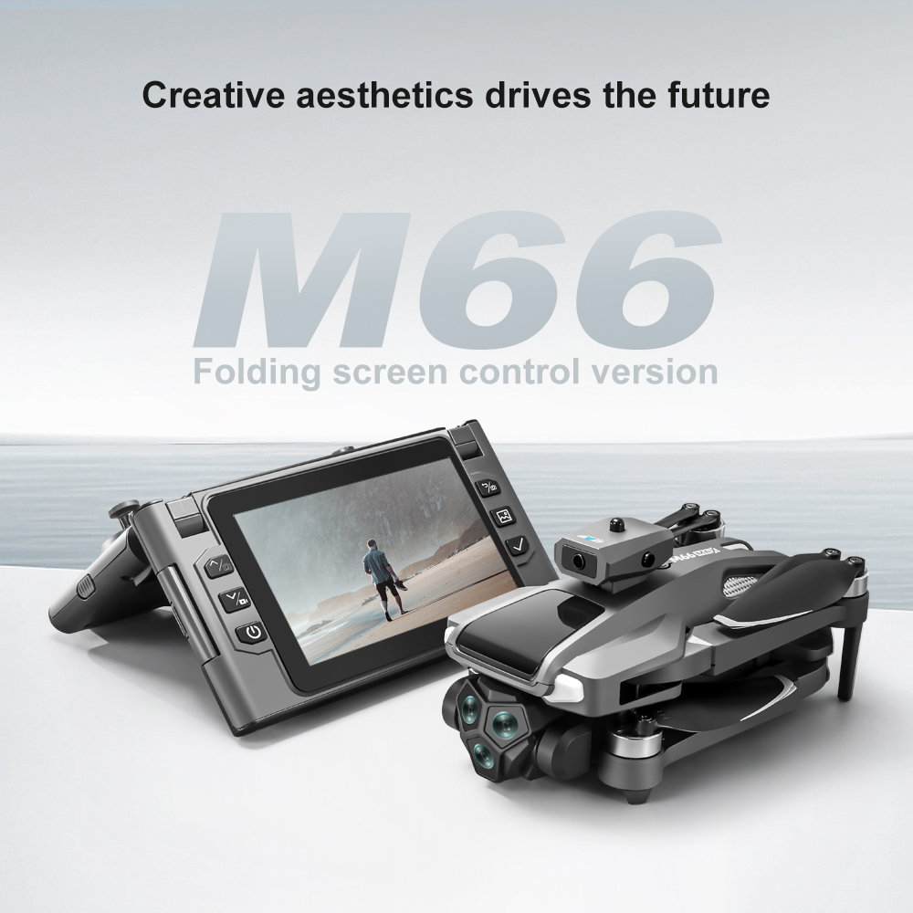 Foldable M66 RC Drone with 4.5 - Drone Battery Case reseña y precio