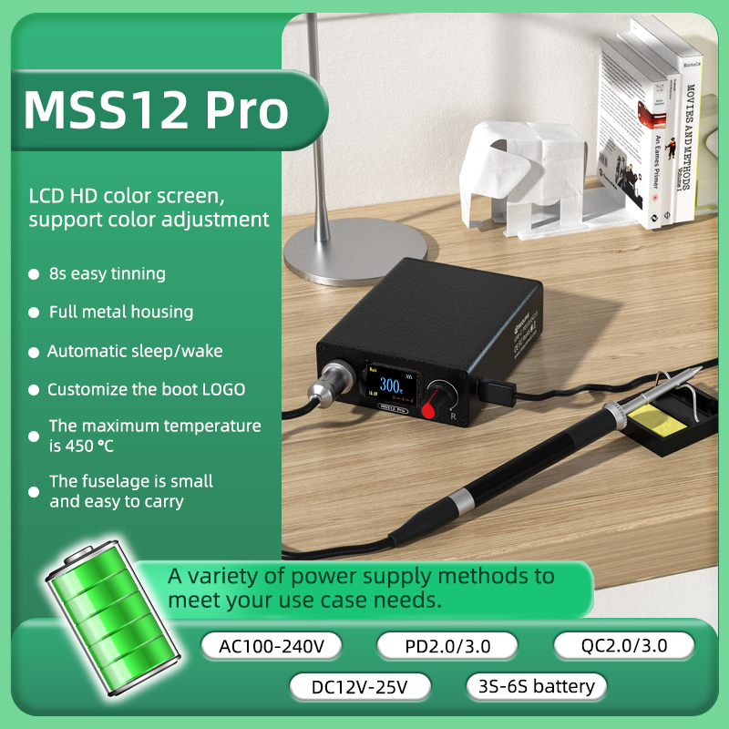 SEQURE MSS12 Pro Soldering Sta - Drone Battery 6S reseña y precio